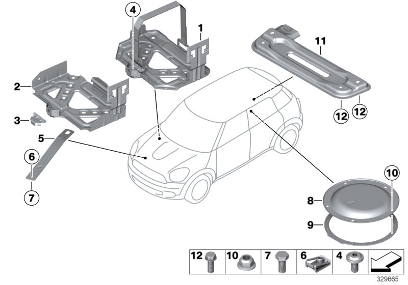 Car part diagram