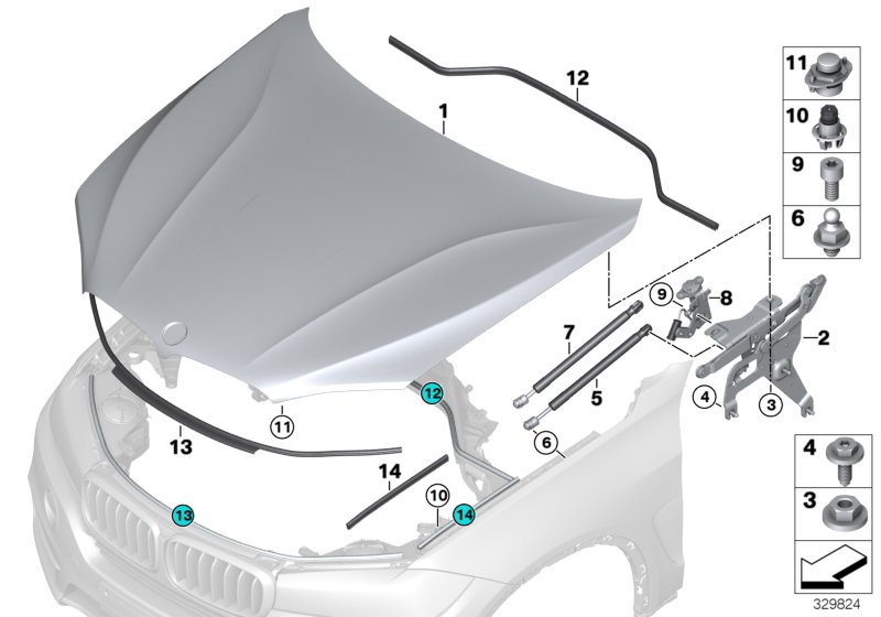 Car part diagram