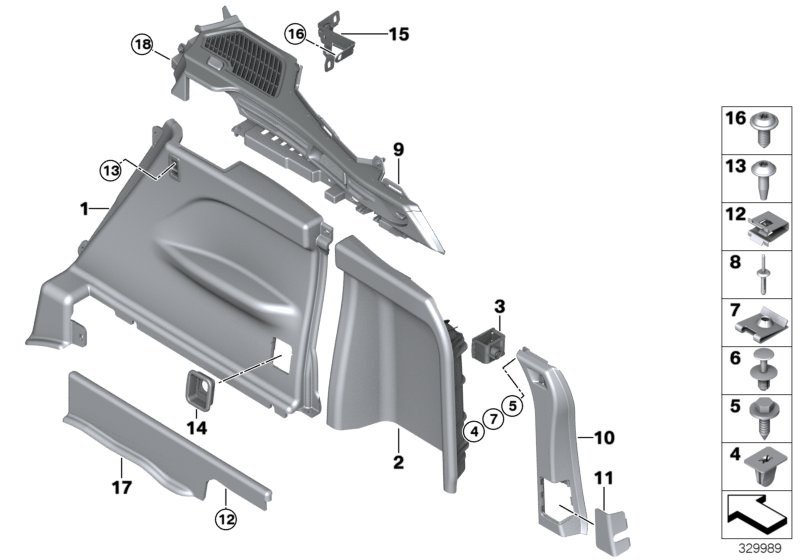 Car part diagram