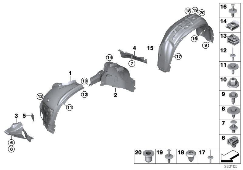 Car part diagram