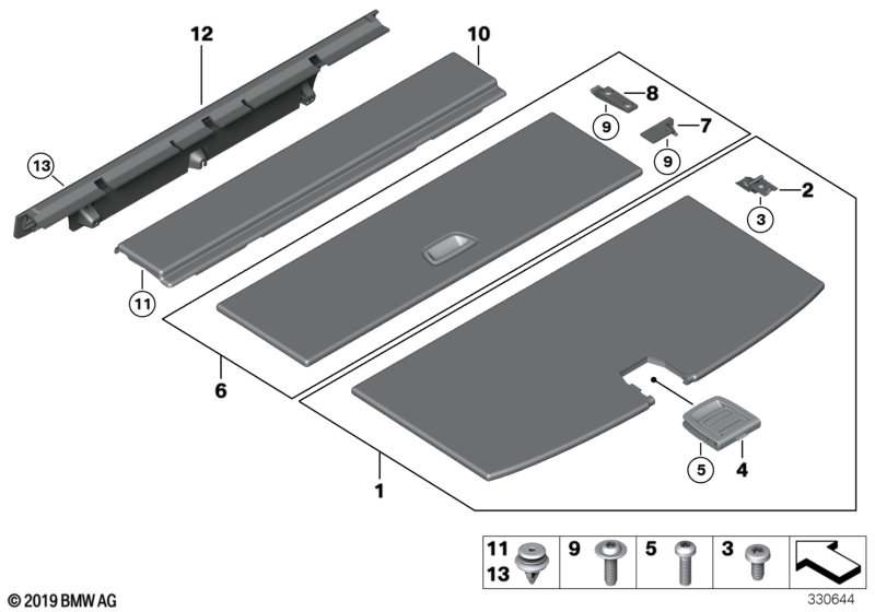 Car part diagram