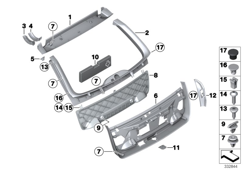 Car part diagram