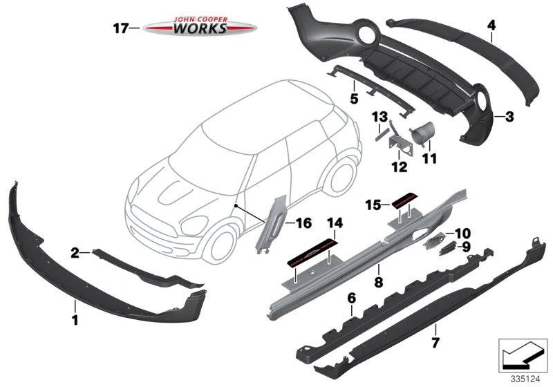 Car part diagram