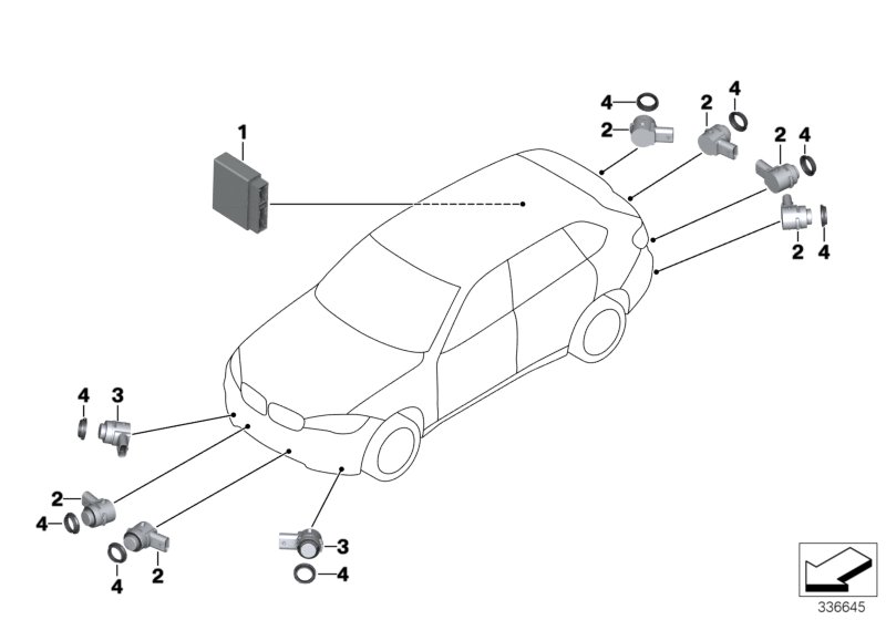 Car part diagram