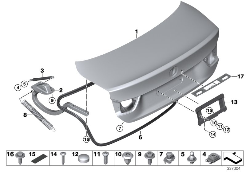 Car part diagram