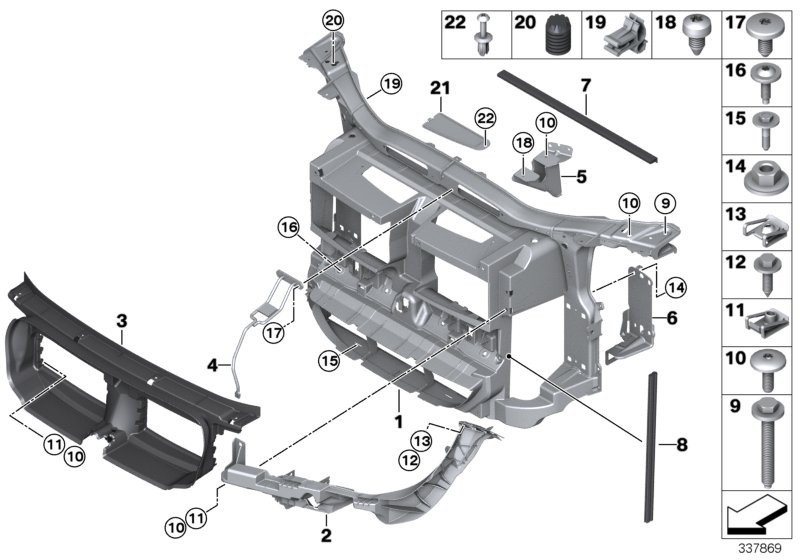 Car part diagram