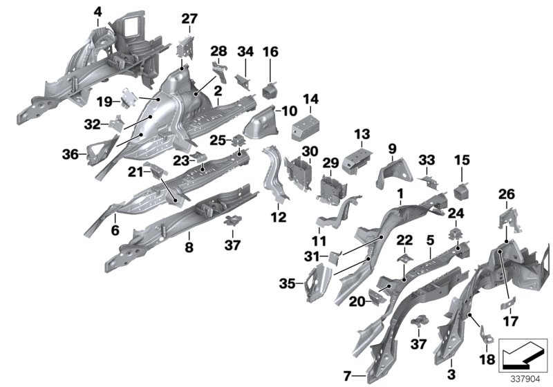 Car part diagram