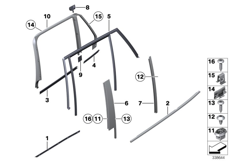 Car part diagram