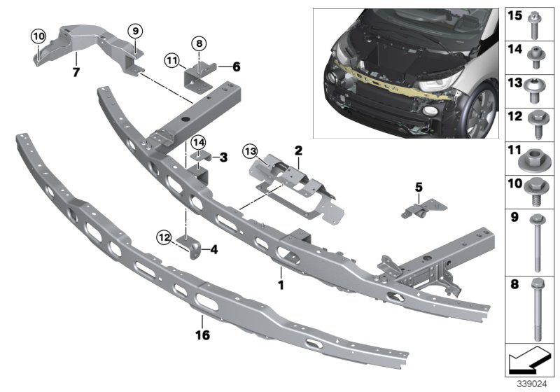 Car part diagram