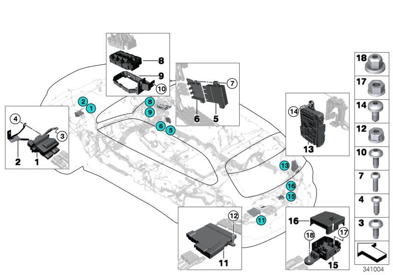 Car part diagram