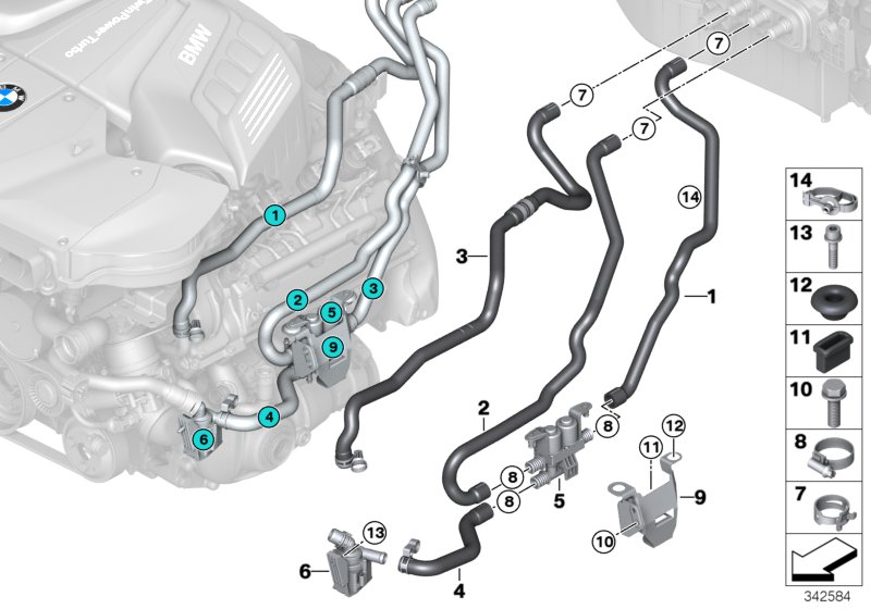 Car part diagram