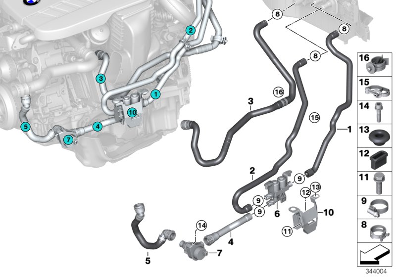 Car part diagram