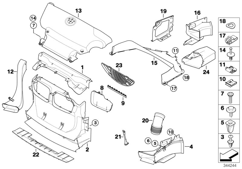 Car part diagram