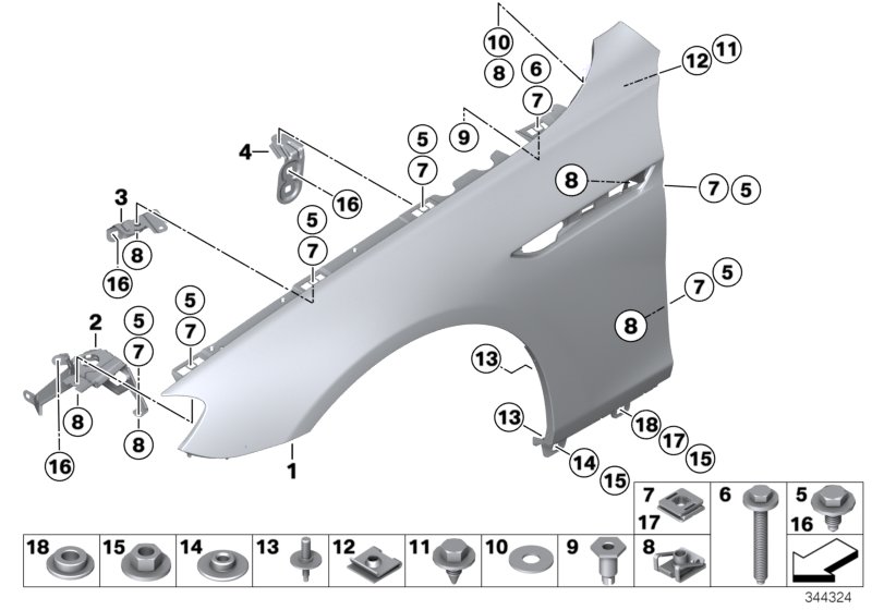 Car part diagram