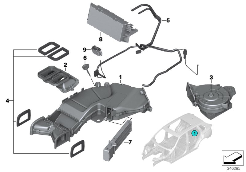 Car part diagram