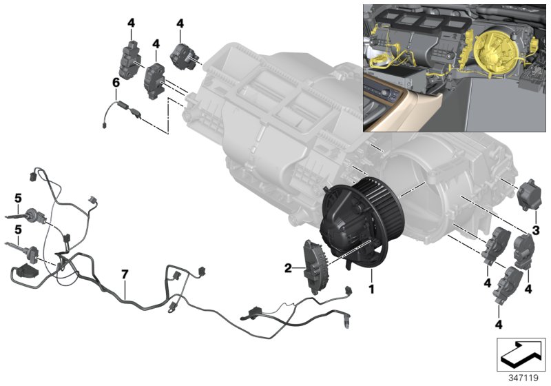 Car part diagram