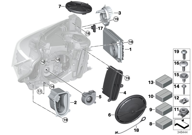 Car part diagram