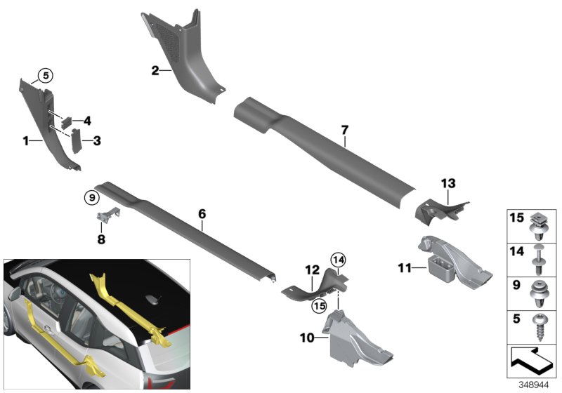 Car part diagram