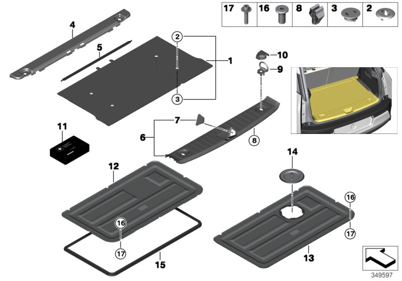 Car part diagram