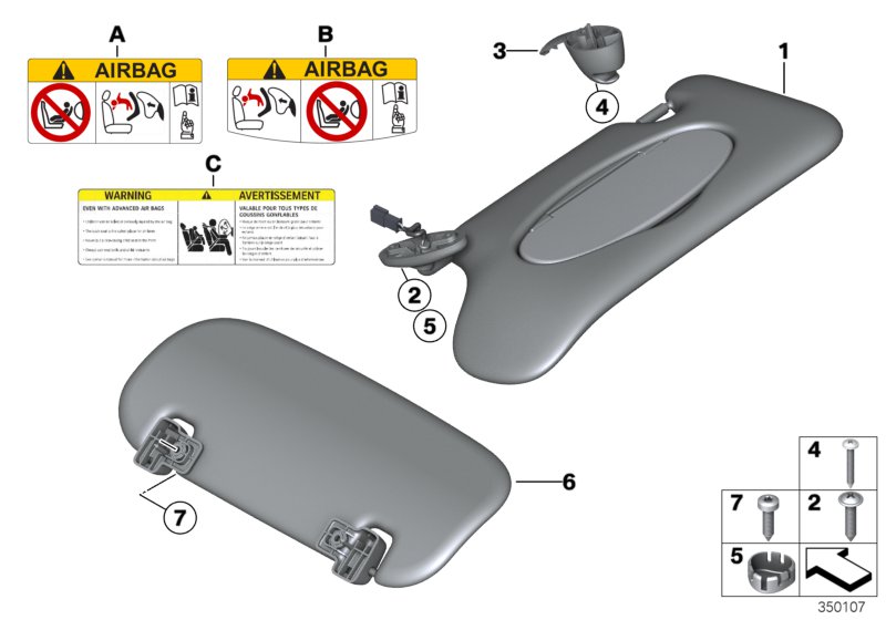 Car part diagram