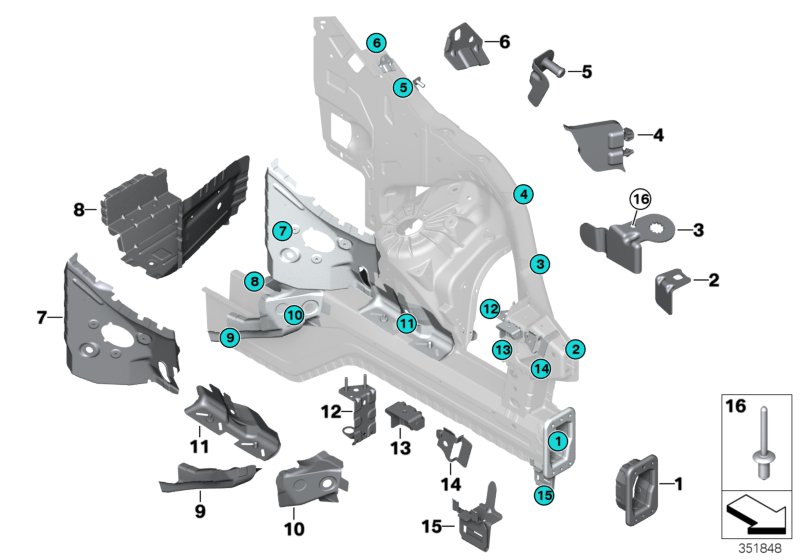 Car part diagram