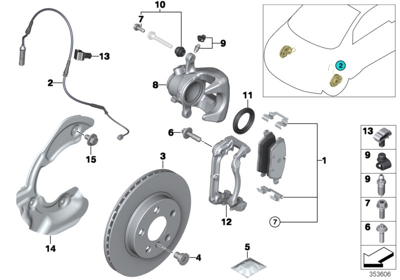 Car part diagram
