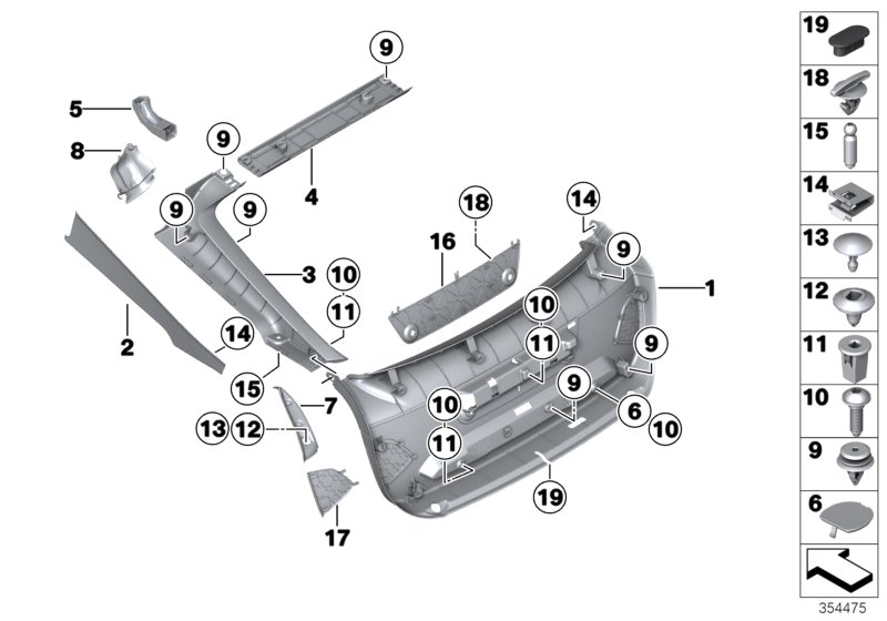 Car part diagram