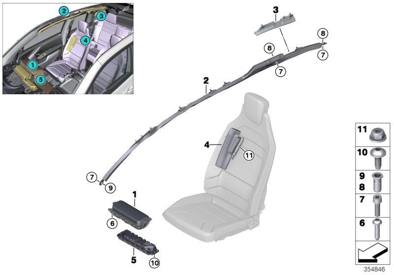 Car part diagram