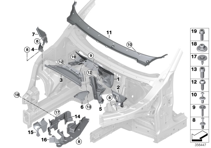 Car part diagram