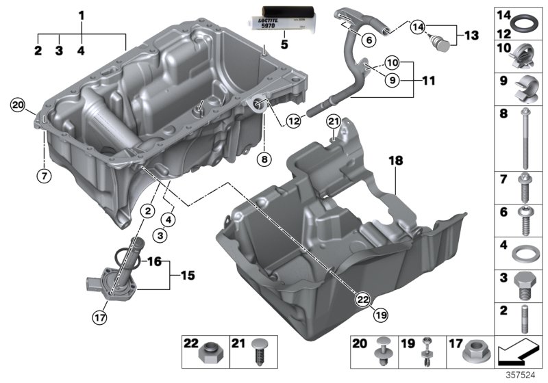Car part diagram