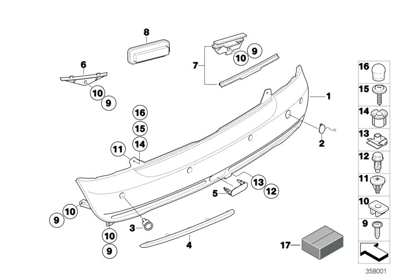 Car part diagram
