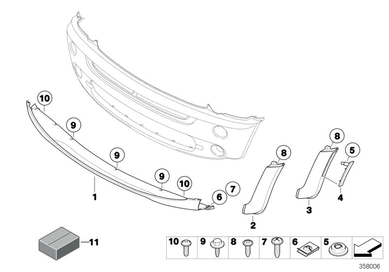 Car part diagram