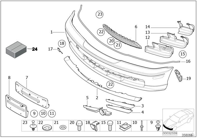 Car part diagram