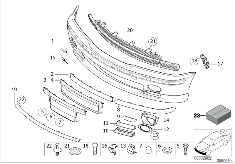 Car part diagram