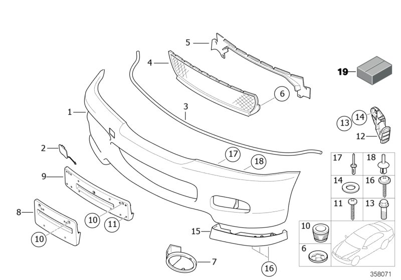 Car part diagram