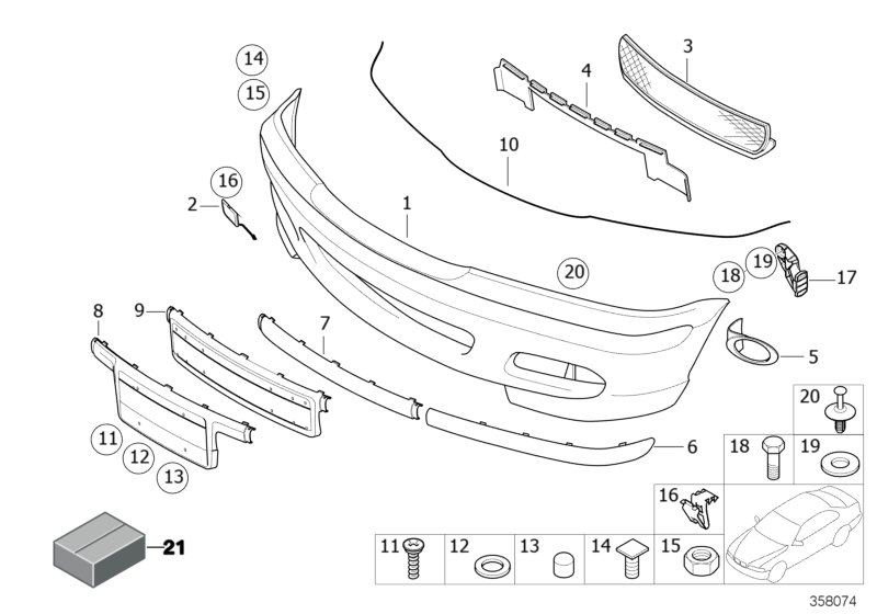 Car part diagram