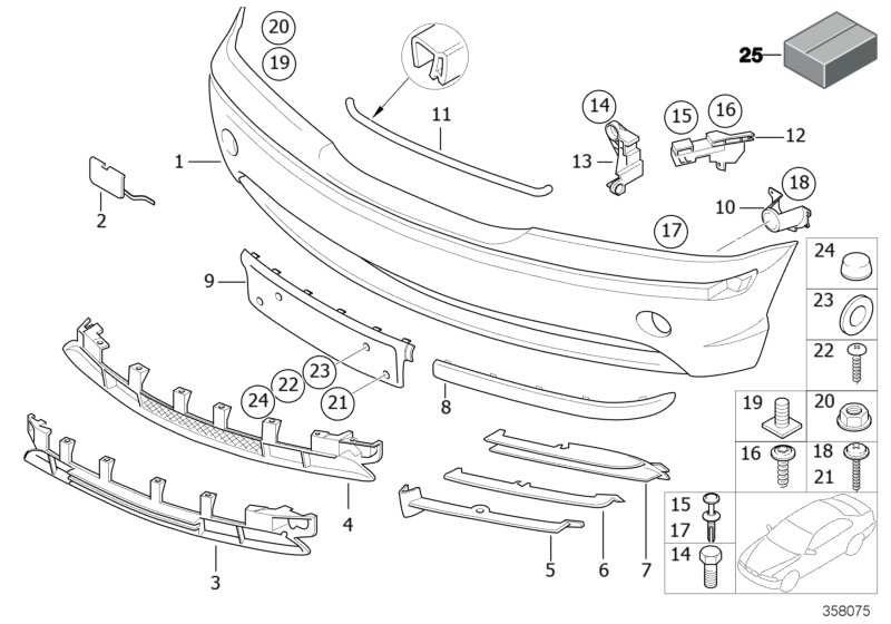 Car part diagram