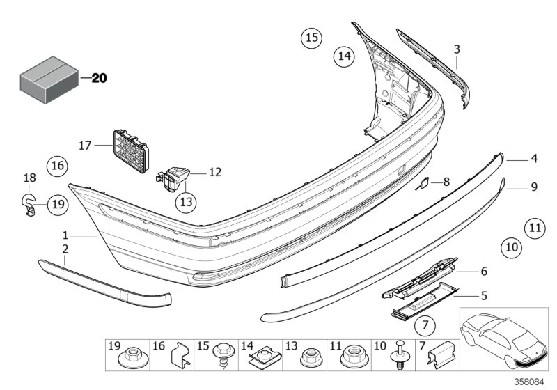 Car part diagram
