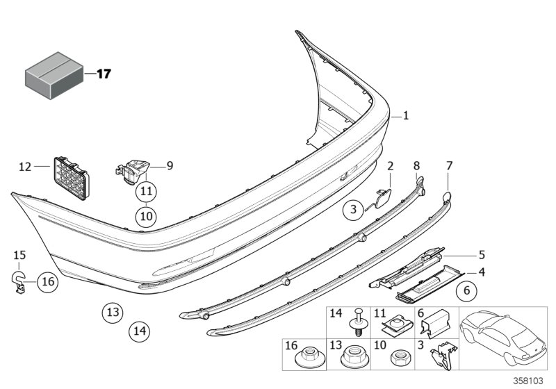 Car part diagram