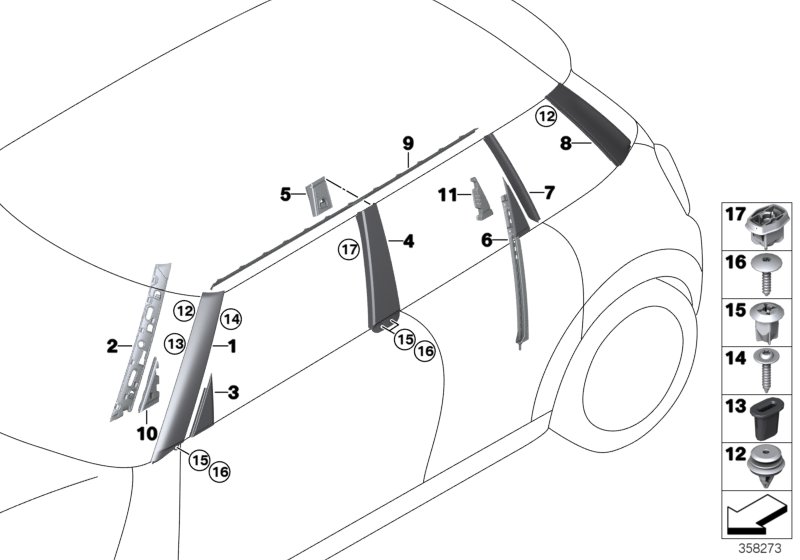 Car part diagram
