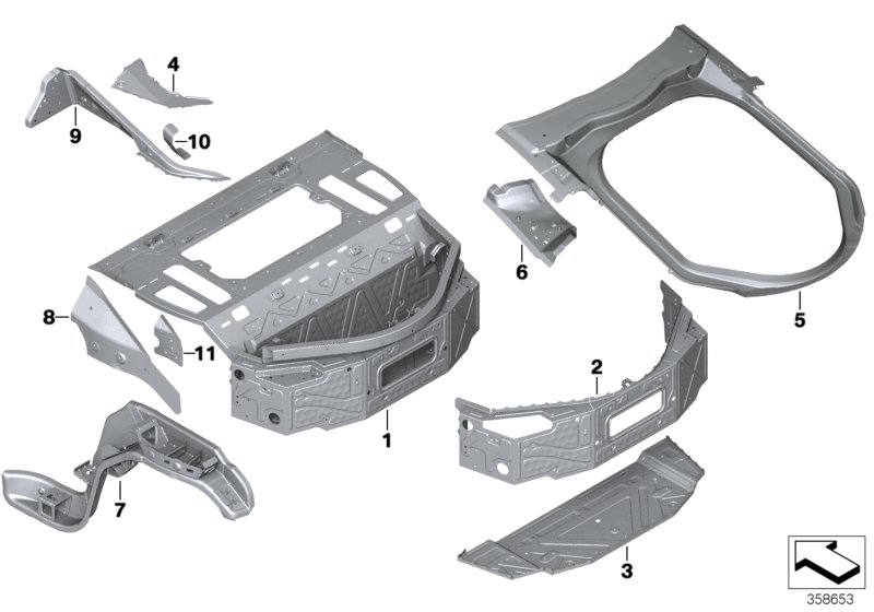 Car part diagram