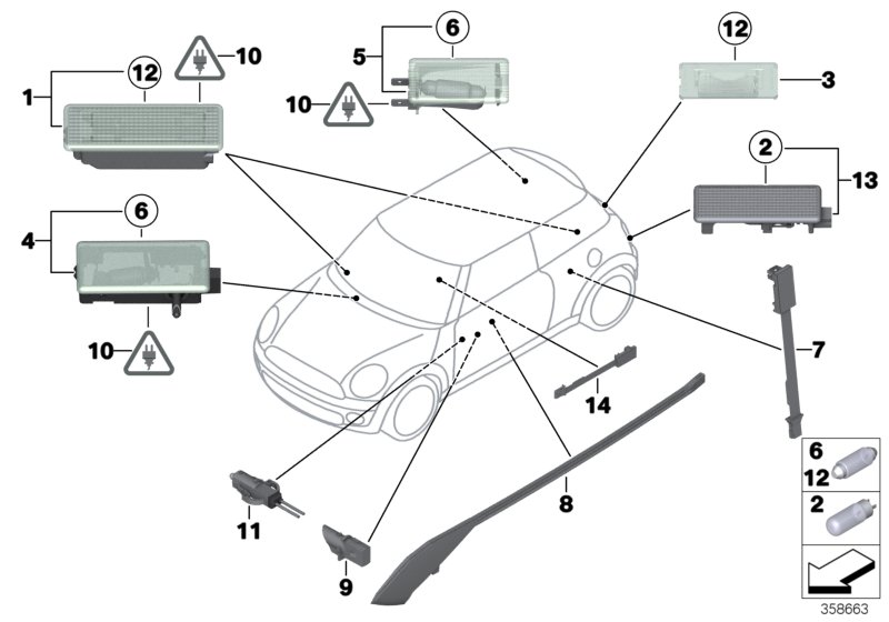 Car part diagram