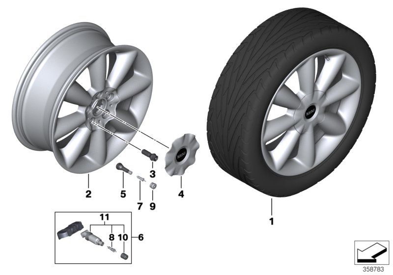 Car part diagram