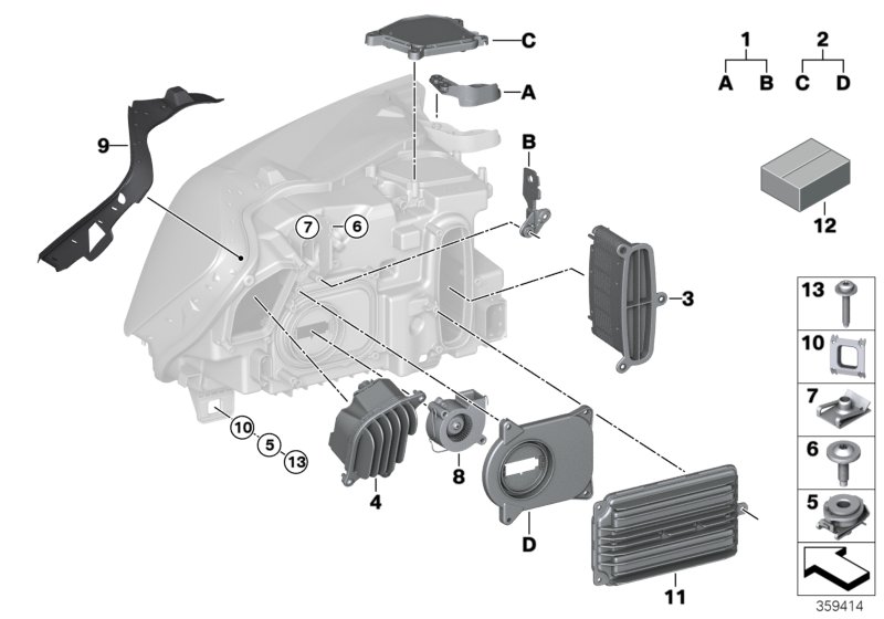 Car part diagram