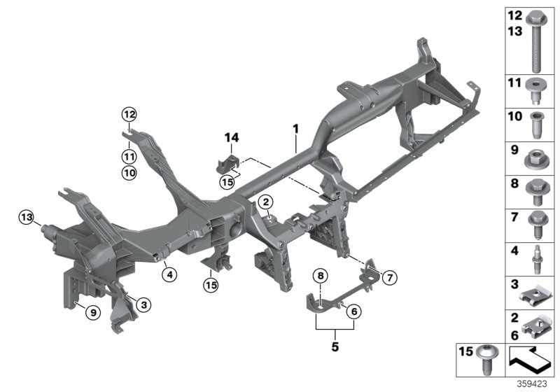 Car part diagram