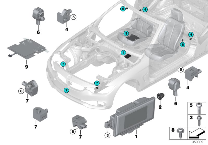 Car part diagram