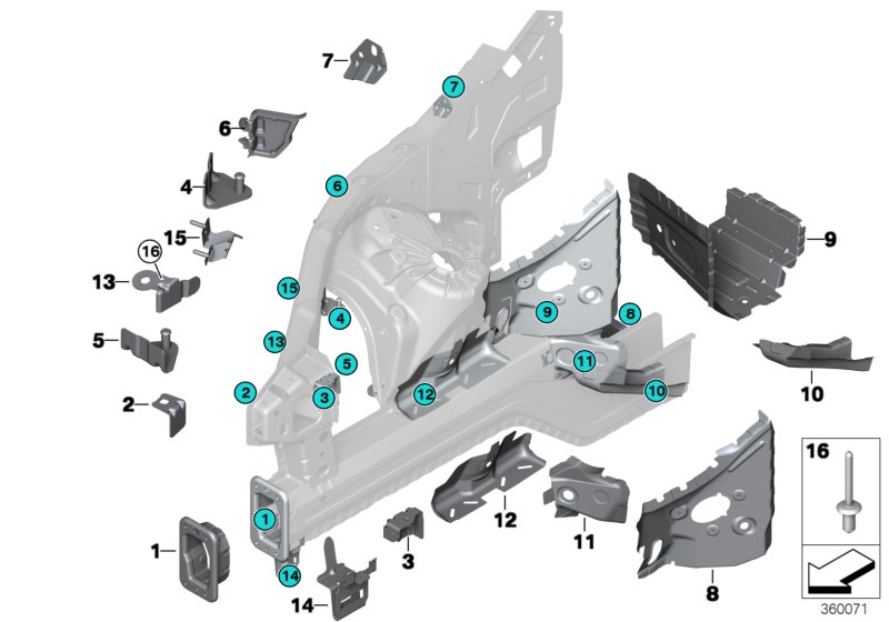 Car part diagram