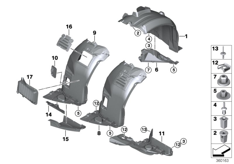 Car part diagram