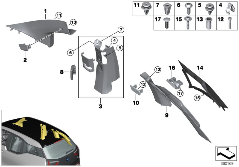 Car part diagram