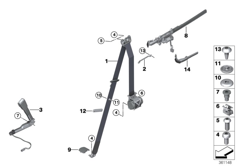 Car part diagram
